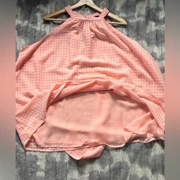 Torrid Clip Chiffon Mock Neck Halter Size 3X - Picture 9 of 11